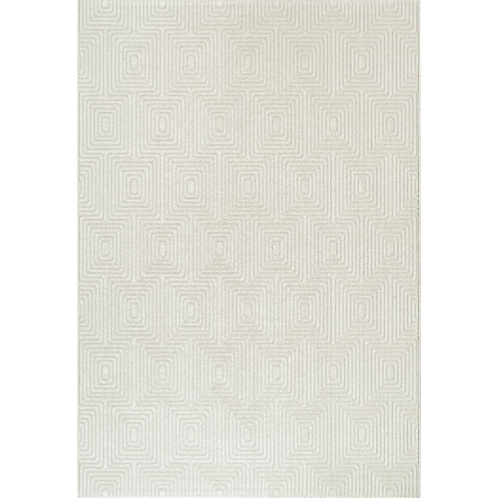 Dynamic Rugs 41009-6161 Quin 6.7 Ft. X 9.6 Ft. Rectangle Rug in Ivory   